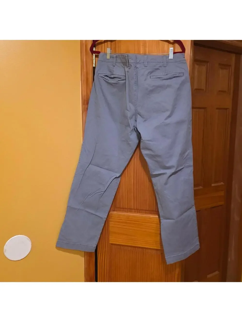 Gap Khakis Lived-In Straight Stretch Pants Gap Khakis 